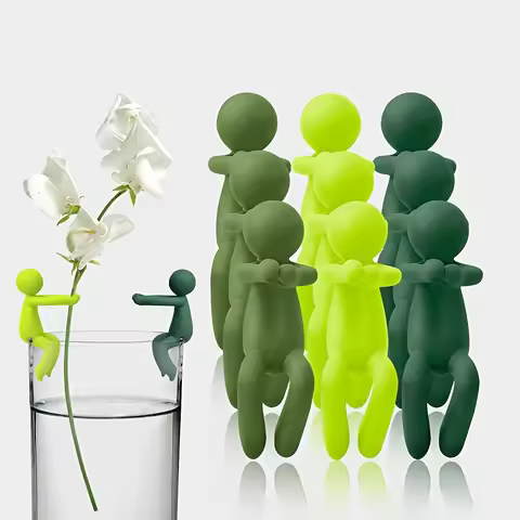 3 Colorful plant stand - The plastic flower stand features a unique design，Convenient for plant cult