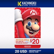 Nintendo eShop Wallet USA 20 USD