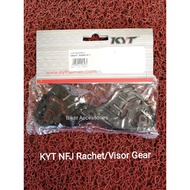 KYT NFJ Rachet/KYT NFJ Visor Gear