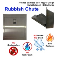 Stainless steel Rubbish Chute Air-seal (Anti insect &amp; cockroaches) 2 years warranty