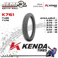 Kenda Motorcycle Tire Type K761 Tube Type Ring 17 18 21 Size 2.50 2.75 3.00 (Use Inner Tube) Origina