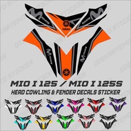 Yamaha Mio i 125 / 125s Head panel & Fender Decals Sticker