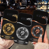 Samsung S10 / S10 5G / S10 Plus / S10e case printed with neon dragon logo and flexible TPU technolog