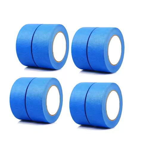 8 Rolls Blue Haven Decorative Masking Tape Perfect for Crafting, Painting, Home Decor, and Labeling 