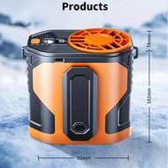 Quạt kẹp F83 đeo thắt lưng Đeo cổTích Điện có đènliên tục 8h_10h