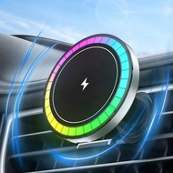 Practical 15W magnetic wireless car charger for MagSafe iPhone 15 14 13 12 Pro Max macsafe magnet ai