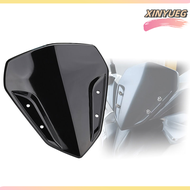 XINYUEG Xe máy kính chắn gió kính chắn gió gió không khí làm lệch hướng Bìa Dome Viser cho Yamaha nv