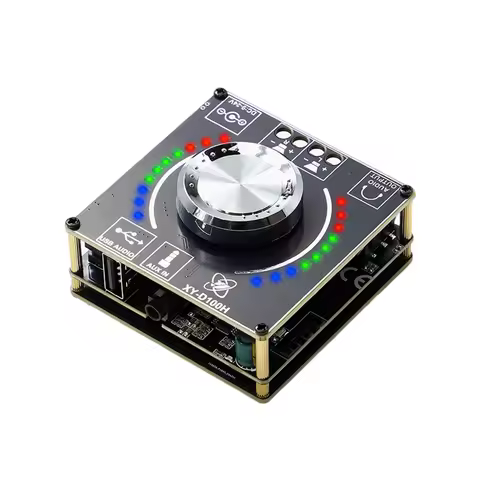 XY-D100H HIFI-Class 100W*2 Stereo Bluetooth Digital Amplifier Board TPA3116 Module Support APP DIY E
