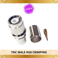 KONEKTOR ADAPTER TNC MALE RG8 LMR400 CNT400 crimping
