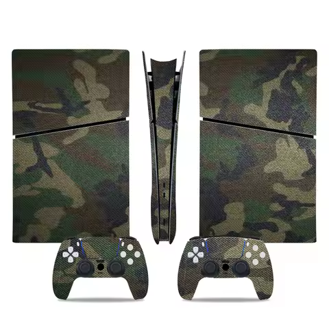 Skin Sticker for PS5 Slim Digital Full Protective Skin Wrap, for PS5 Slim Digital Console and Contro