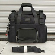 TUMI背包 途米232658CHR男士單肩手提旅行包 彈道尼龍配牛皮面料耐磨 大容量筆電包 多功能手提袋 斜背包側背包