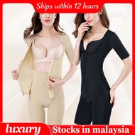 【luxury】【Local】Korset Berlengan Girdle Slimming Full Body Corset Body Shapewear Korset Pantang