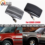 2Pcs LED Side Fender Dynamic Turn Signal Light Marker For Toyota Corolla Wangon Land Crusier FJ80 HD
