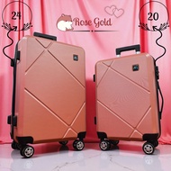 BISA COD! Koper 20 inch 023 abs/ fiber POLO GENEVA KOPER UMROH KOPER IMPORT ANTI MALING BERGARANSI