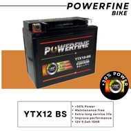 YTX12 YTX12-BS BATTERY POWERFINE ER6 OLD NEW ZXR750 ZX BLADE 650 VERSYS 650 SHIVER R6 XJ600N ZRX1200