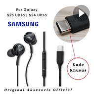 Samsung S23 Ultra Headset | S24 Ultra Earphone Original AKG Type C Original