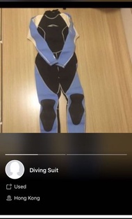 Ladies diving suit