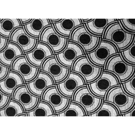 Kain Chenille Sofa / Kursi / Jok Motif Bulat Abstrak - Disco