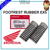 FOOTREST RUBBER EX5 GETAH STEM EX5 FRONT FOOTREST EX5 DREAM ORIGINAL