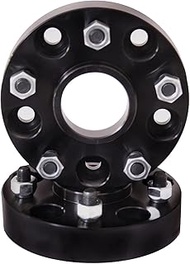 Rugged Ridge 15201.05 Black Anodized Wheel Spacer Pair (1.5", 5 x 5" Bolt Pattern)