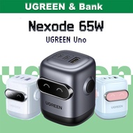 UGREEN 65W RoboGaN 2 USB C Charger Mini Robot Nexode 3 Port Fast Charger
