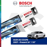 BOSCH AEROTWIN PLUS FLATBLADES WIPER SET FOR AUDI A5 COUPE 2007-PRESENT (24"/20")