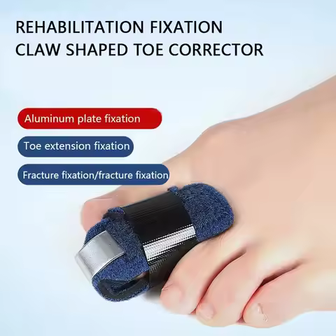 1pcs Toe Splint Toe Straightener For Hammer Toe Brace Hammertoe Splint Toe Wrap Toe Covers Broken To
