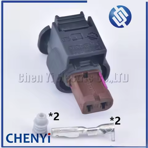 2 Pin female Auto waterproof connector Injector plug VVT solenoid valve camshaft Wire harness Plug 4