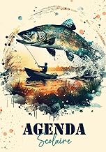 AGENDA SCOLAIRE 2025 2026 Pêche: Organisateur scolaire (Septembre 2025 / Juillet 2026) – Planificate