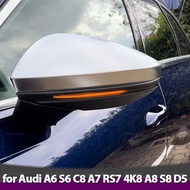 LED Dynamic Side Mirror Turn Signal Light Indicator Blinker Sequential Lamps for Audi A6 S6 C8 A7 RS
