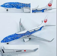 放 1:400 飛機模型 JAL日本航空 波音737客機 合金 非玩具