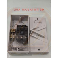 Weatherproof Isolator Switch 3P 20A~35A~63A Isotech