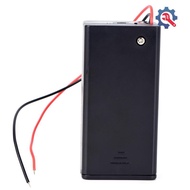 [GEX] 9V Volt PP3 Battery Holder Box DC Case With Wire Lead ON/OFF Switch Cover [TH]