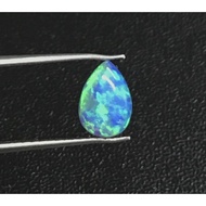 pear shape synthetic blue Opal Size 7x5 mm 7x5
