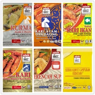 ADABI Rempah/ Kari Ayam & Daging,Kari Ikan,Kurma,Kunyit Campuran Sebastian,Perencah Sup,Kari Udang K