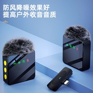 H12 Cross-Mirror Private Model Lavalier Microphone Mobile Phone Outdoor Live Noise Cancellation Stra
