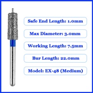 【Bestseller Alert】 End Bur 135 Degree Gingival Protection Diamond Bur 5 Pieces/box Ex-48 Ex-49 Ex-24