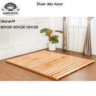 alas kasur tempat tidur dipan kayu palet divan minimalis - 200×80×4