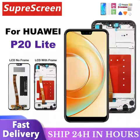 P20 Lite Display For HUAWEI P20 Lite ANE-LX1 LX2 LX LCD Display Touch Screen Digitizer Assembly For 