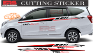 Stiker Setiker Mobil cutting body pintu samping agya ayla calya sigra avanza xenia lis trd sportivo