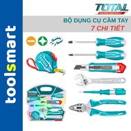 Set of 7 hand tools TOTAL THKTHP90076 (Tools)