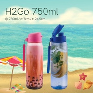 H2Go 750ml Original Tupperware Drinking Bottle/