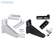 COLO Automatic Door Closer Bracket Adjustable Speed Without-Punch Damper Buffer Soft Closing Devcice
