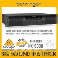 Behringer NX6000 Ultra-Lightweight 6000 Watt Class-D Power Amplifier with SmartSense Loudspeaker Imp