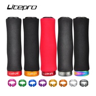Litepro Folding Bike Ultra-light Single Side Locking Handlebar Cover Sponge Handle Cover Folding Bic