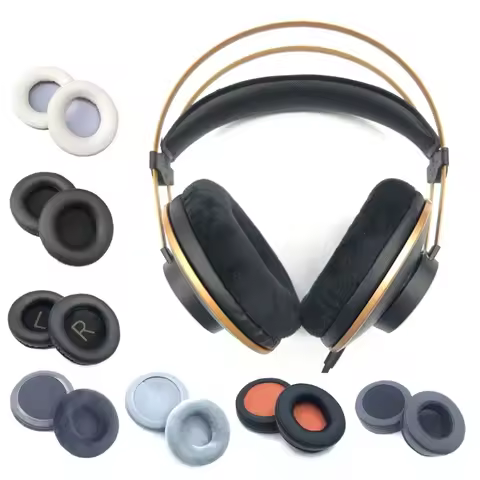 Replacement Memory Foam Ear Pads Cushion Cover for AKG K52 K72 K92 K240 K242 AKGK240 AKGK52 Headphon