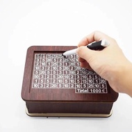 Wooden Coin Bank 1000 Euro Wooden Money Boxes for Kids Gift Boxes Home Decoration Crafts Counter Mon