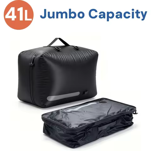 Vacuum Storage Bags Packing Cubes Organizer, Waterproof Packaging Duffle Luggage Room Organization T