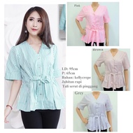 KEMEJA Women's Tops Women's Work Shirts PD958