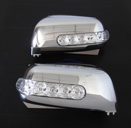 ครอบกระจกมองข้าง ชุบโครเมี่ยม LED FOR FORD RANGER MAZDA BT-50 2005-11 ฟอร์ด เรนเจอร์ มาสด้า บีที 50 ปี 2005-2011 ครอบกระจกมองข้าง ครอบ กระจกมองข้าง โครเมี่ยม